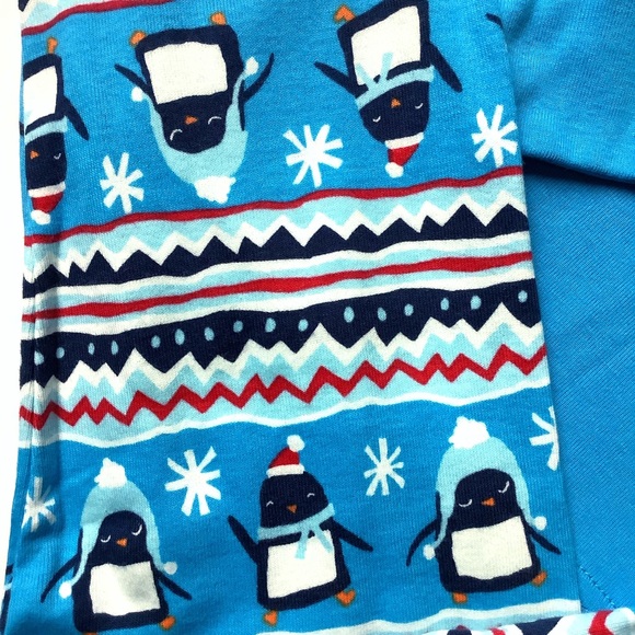 NWT Gymboree Blue Penguin Pajamas - Picture 3 of 4